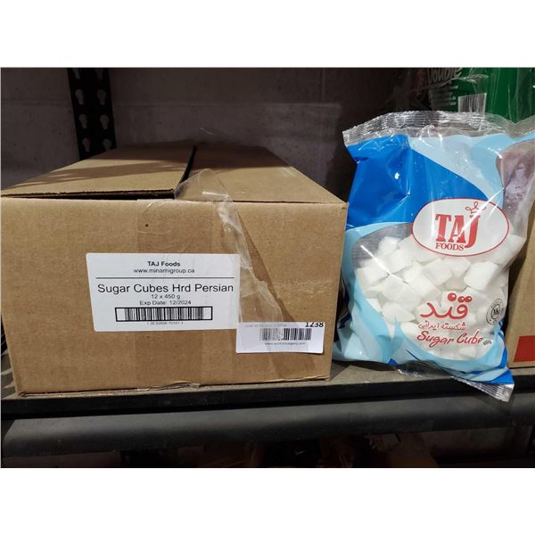 Taj Cubed Sugar Lot of 12 x450g Bags