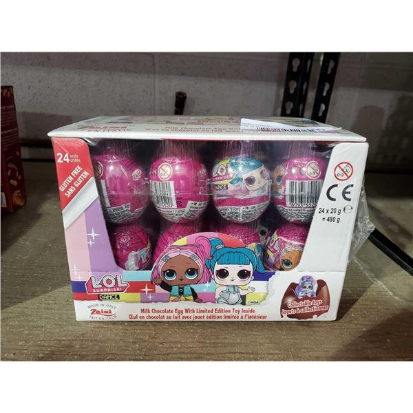 LOL Surprise Dance Millk Chocolate Eggs & Toy - 24 Count