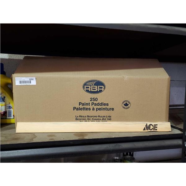 RBR "ACE" Paint Paddle Stir Sticks 250 Count