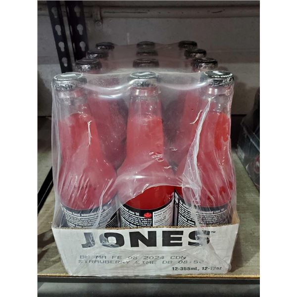 Jones Strawberry Lime Soda 12x355ml