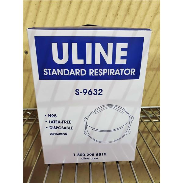 Uline N95 Standard Respirators S-9632 - 20 Count