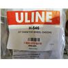 Image 3 : Uline Set of Heavy Dock Wheel Chocks with Chain