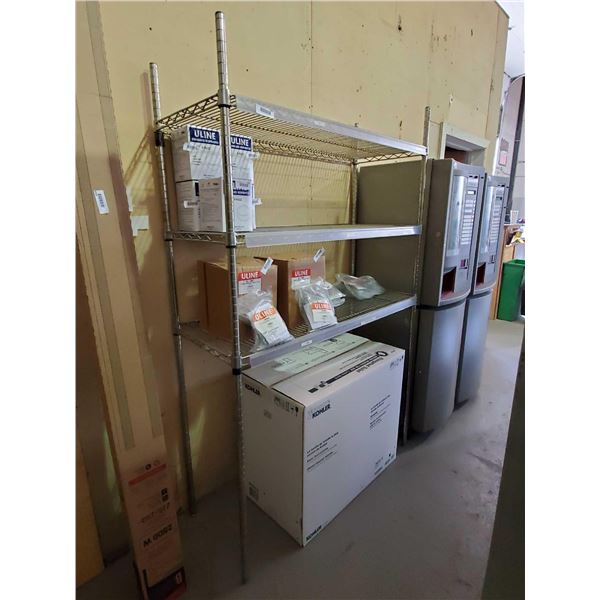 Wire Metro Stationary Rack 6 ft x 50 inch