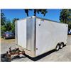 Image 2 : 0A -- 2016 16'6" CARGO TRAILER