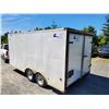 Image 8 : 0A -- 2016 16'6" CARGO TRAILER