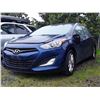 Image 2 : A12e --  2013 HYUNDAI ELANTRA GT , Blue, 195121 KM's