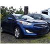 Image 5 : A12e --  2013 HYUNDAI ELANTRA GT , Blue, 195121 KM's