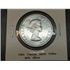 Image 1 : 1962 Canada Silver Dollar - 80% Silver
