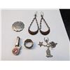 Image 1 : Lot of Vintage Stamped 925 Sterling Silver Jewelry