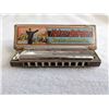 Image 1 : Vintage Apx 1940's/1950's Hohner Orchester Vereins Harmonica W/Box Germany Key G