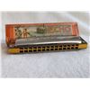 Image 2 : Vintage Apx 1940's/1950's Hohner Echo Harmonica W/Box Bell Metal Reeds Germany Key G