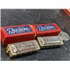 Image 1 : 2 Vintage Apx 1940's Mini Peewee Harmonicas Made In Occupied Japan W/Box