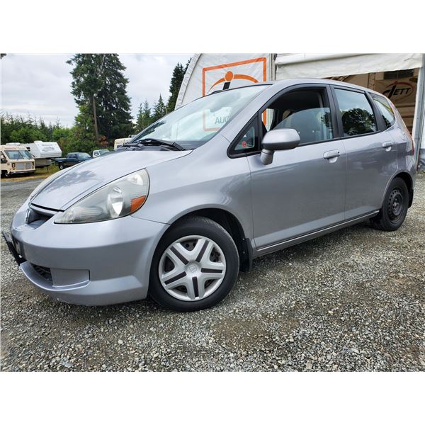 C2 --  2007 HONDA FIT, Grey, 205835 KM's