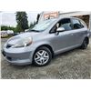 Image 1 : C2 --  2007 HONDA FIT, Grey, 205835 KM's