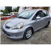 Image 3 : C2 --  2007 HONDA FIT, Grey, 205835 KM's