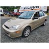 Image 3 : A4 --  2002 FORD FOCUS SE , Gold, 171632 KM's  "NO RESERVE"