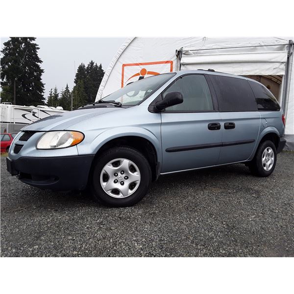 A5 --  2003 DODGE CARAVAN SE, Blue, 165768 KM's