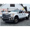 Image 2 : H2 --  2013 FORD F350 SUPER DUTY CREW CAB DUALLY 4X4, White, 320065 KM's