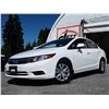 Image 2 : B2 --  2012 HONDA CIVIC LX, White, 181122 KM's