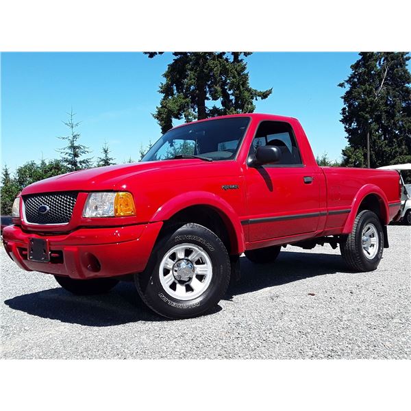 G4 --  2001 FORD RANGER, Red, 233780 KM's