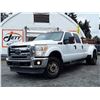 Image 2 : H2 --  2013 FORD F350 SUPER DUTY CREW CAB DUALLY 4X4, White, 320065 KM's