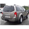 Image 12 : I4 --  2005 NISSAN PATHFINDER LE 4X4, Brown, 260160 KM's