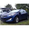 Image 1 : A9 - 2013 HYUNDAI ELANTRA GT, Blue, 195121 KM's