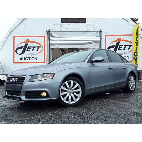 J5 --  2010 AUDI A4 PREMIUM AWD , Grey, 164195 KM's