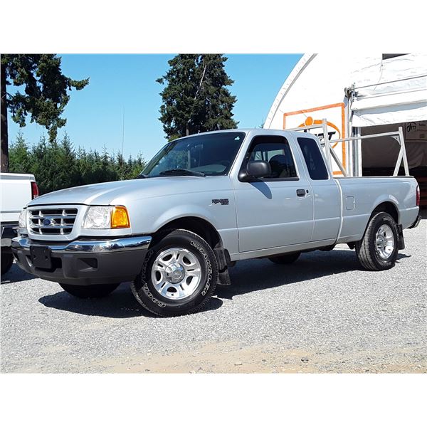 F1 --  2003 FORD RANGER XLT SUPER CAB, Silver, 240446 KM