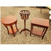 Image 1 : 2 Small Tables & Plant Stand