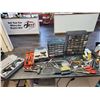Image 1 : Large lot of near new tools, dremmel, & 2 Small drawer cabinets