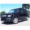 Image 1 : F1 --  2008 HONDA ELEMENT EX  AWD, Black, 347129 KM