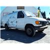 Image 8 : A2 --  2004 FORD 1 TON CARGO VAN, White, 404690 KM   "NO RESERVE"