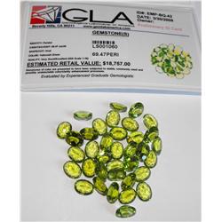 69.47 tcw. Peridot Gemstone Parcel- $ 18,757