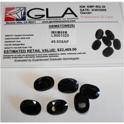 49.93 tcw. Sapphire Gemstone Parcel- $22469