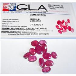 34.20 tcw. Rudy Gemstone Parcel- $32491