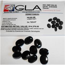 54.78 tcw. Sapphire Gemstone Parcel- $ 14379