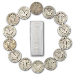 Standing Liberty Quarters (40)-US File-cubk