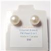 Image 2 : 10K  GARNET AND FRESH WATER PEARL 2IN1(0.64CT) EARRINGS