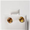 Image 1 : 14K  FANCY COLOR SAPPHIRE(1.2CT) EARRINGS