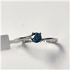 Image 1 : 10K  BLUE DIAMOND (0.32CT) RING SIZE 6.25