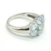 Image 2 : SILVER BLUE TOPAZ(3.6CT) RING SIZE 7
