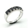 Image 2 : SILVER BLUE SAPPHIRE(1.9CT) RING SIZE 7