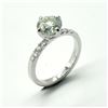 Image 2 : SILVER MOISSANITE(1.65CT) RING SIZE 7
