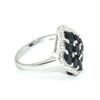 Image 2 : SILVER BLUE SAPPHIRE(1.8CT) RING SIZE 7