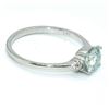 Image 2 : SILVER MOISSANITE(0.95CT) RING SIZE 7