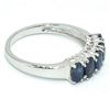 Image 2 : SILVER BLUE SAPPHIRE(1.35CT) RING SIZE 7