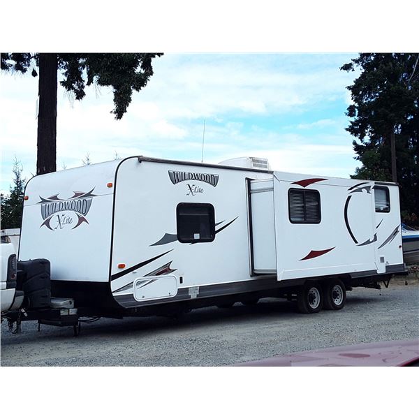 0B --  2014 FOREST RIVER WILDWOOD XLITE TRAILER APROX 31.5'