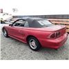 Image 21 : H5 --  1998 FORD MUSTANG CONVERTIBLE, Red, 166983 KM's