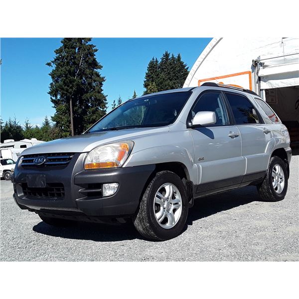 D3 --  2005 KIA SPORTAGE AWD, Grey, 289315 KM